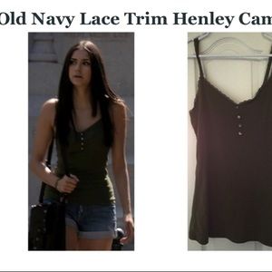 Old Navy cami top ASO Elena Gilbert in The Vampire Diaries. Alternate color L